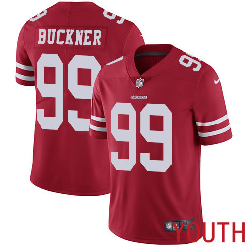 San Francisco 49ers Limited Red Youth DeForest Buckner Home NFL Jersey #99 Vapor Untouchable->youth nfl jersey->Youth Jersey